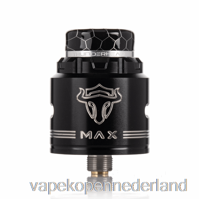 Elektronische Sigaret Vape Donderkop Creaties Tauren Max 25mm Bf Rda Zilver Zwart